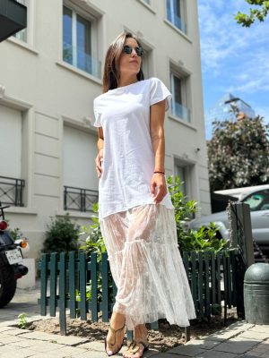 Vestido Valentina - BLANCO, ÚNICA