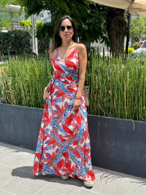 Vestido Brasil Envolvente - NARANJA, ÚNICA
